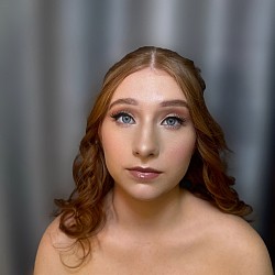 Formal makeup after her trial